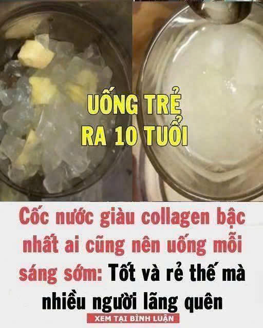 Cốc nước giàu collagen bậc nhất phụ nữ nên uống mỗi sáng sớm: tốt và rẻ thế mà nhiều người lãng quên – Blog