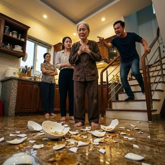 Mẹ tôi lỡ làm vỡ cái bát, chồng chỉ thẳng mặt chửi – 3 tiếng sau cả nhà anh bị đuổi ra đường… – Chuyện hay mỗi ngày